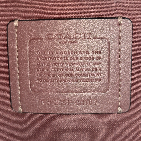 Coach (CH187) Hanna Carryall Tote Bag + Coach Medium Zip Around Wallet-EUC - Picture 11 of 17